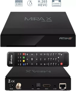 Amiko MIRA X HiS-2000 Linux Hybrid Satellite Receiver | DVB-S2X