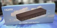 8 Port HDMI Splitter 1X8 Ultra HD 4K 30Hz 1 In 8 Out Split Display Video Audio