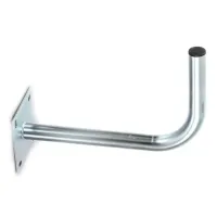 Right Angled L Shaped Wall Mount Galvanised