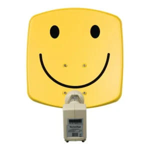 Technisat DIGIDISH 33 Aluminium Satellite Dish Kit Smiley Yellow
