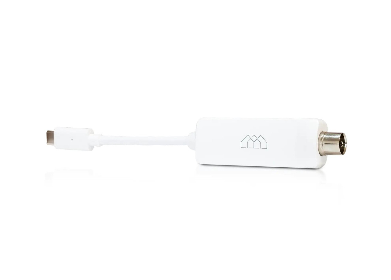 Homatics DVB-T2 Terrestrial Tuner USB-C White