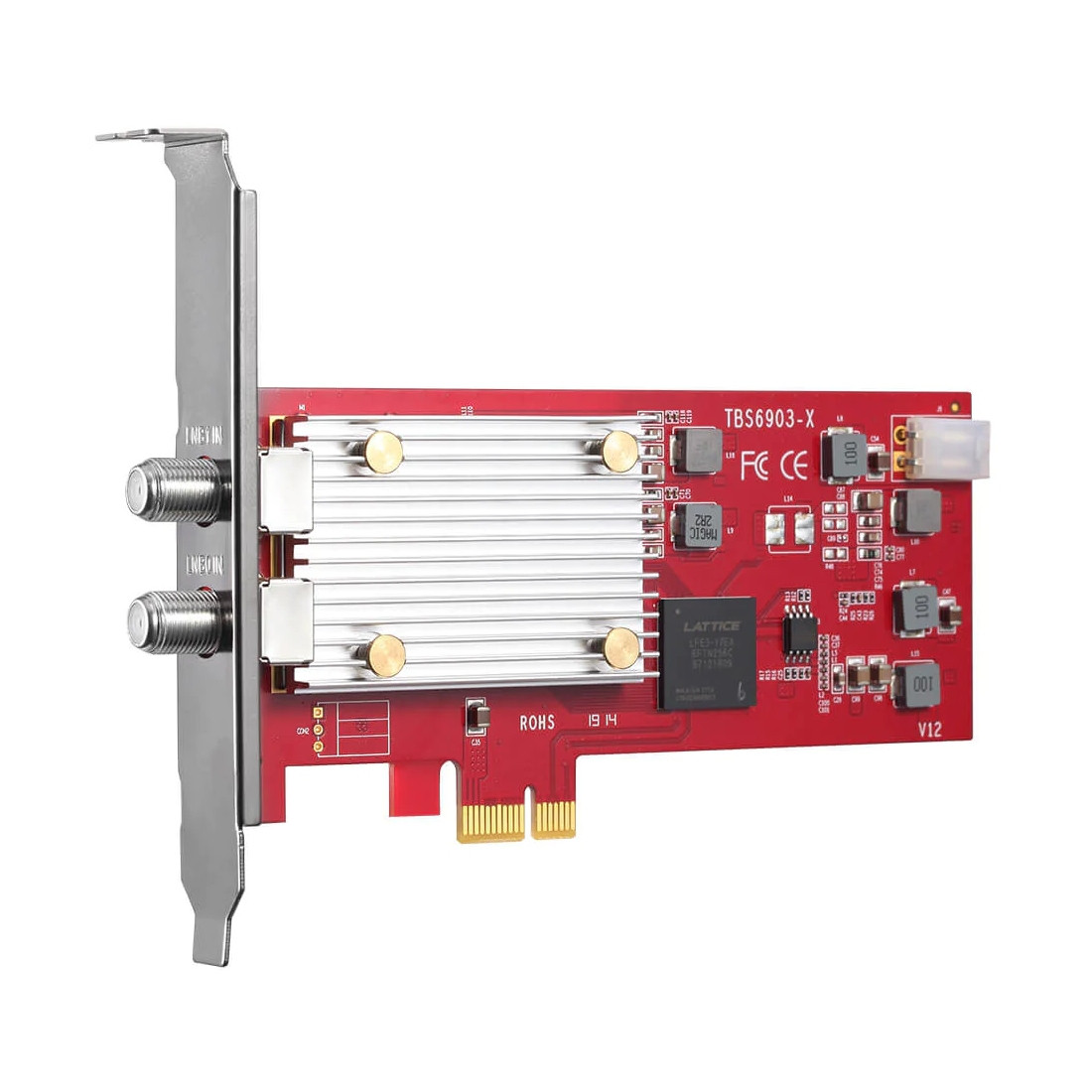 TBS6903-X DVB-S2 Professional Dual Tuner Satellite PCIe Card