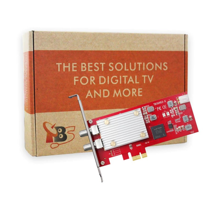 TBS6903-X DVB-S2 Professional Dual Tuner Satellite PCIe Card