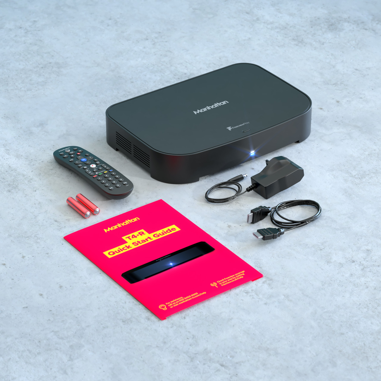 Manhattan T4-R Freeview Play 4K TV Smart Recorder 1TB