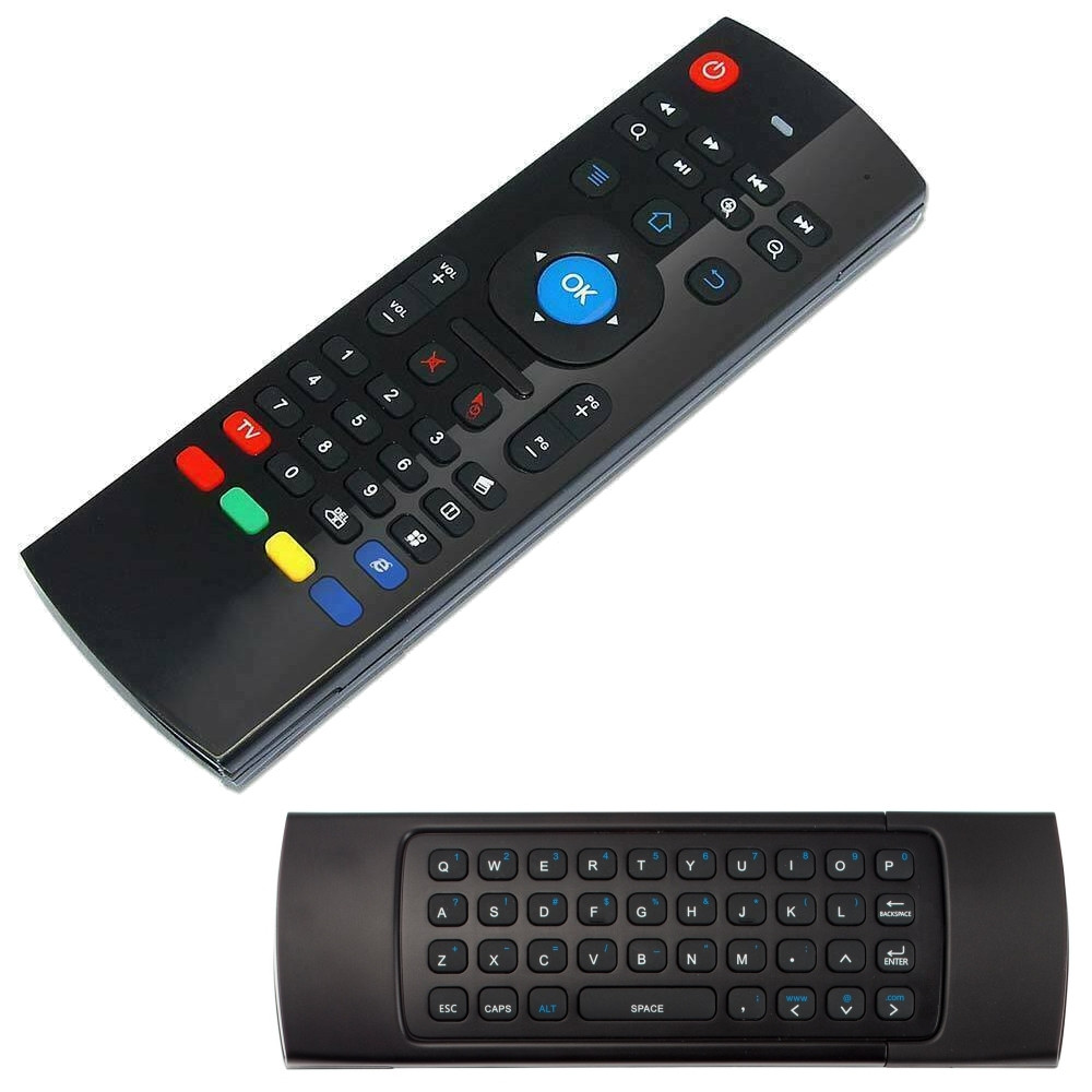 AirMouse Double-Sided Remote Control with QWERTY Keyboard