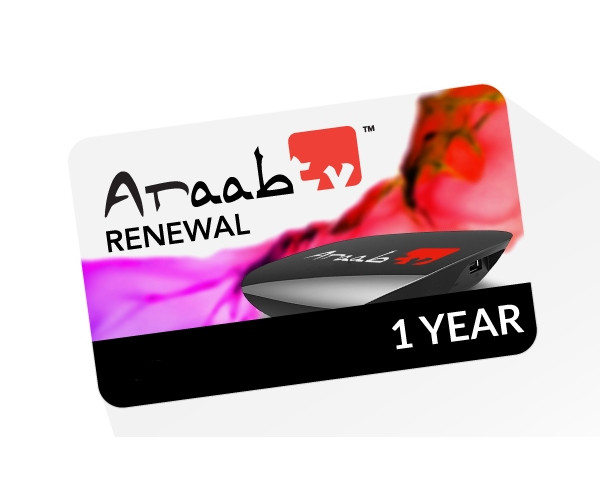 Araab TV Arabic Service Renewal 1 Year