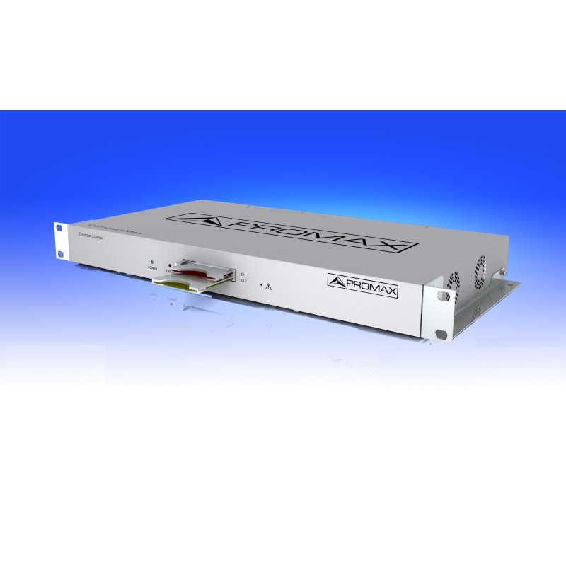 CompactMax-1: DVB-S/S2 to DVB-T Transmodulator with Common Interface