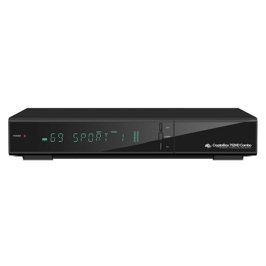 AB CryptoBox 752HD Combo Satellite Terrestrial Set Top Box