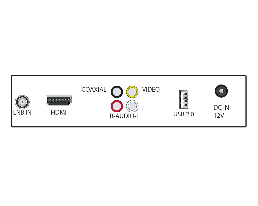Digiquest 8312 HD Digital Satellite Receiver 1080P PVR Ready