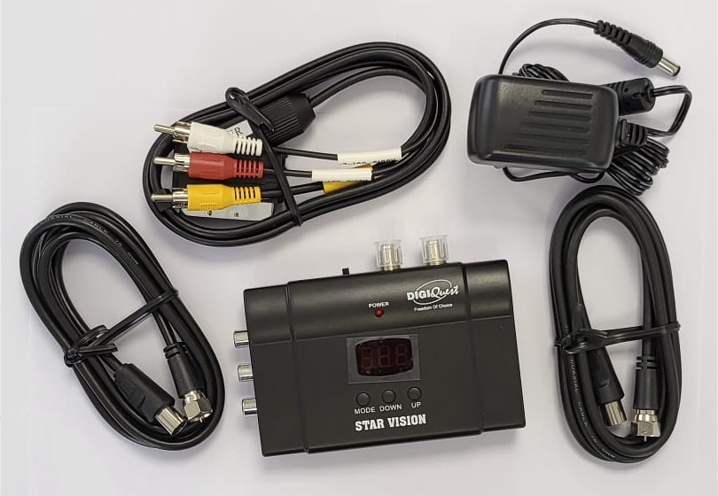 Digiquest MOD100 Video RF Modulator with Stereo Audio Input