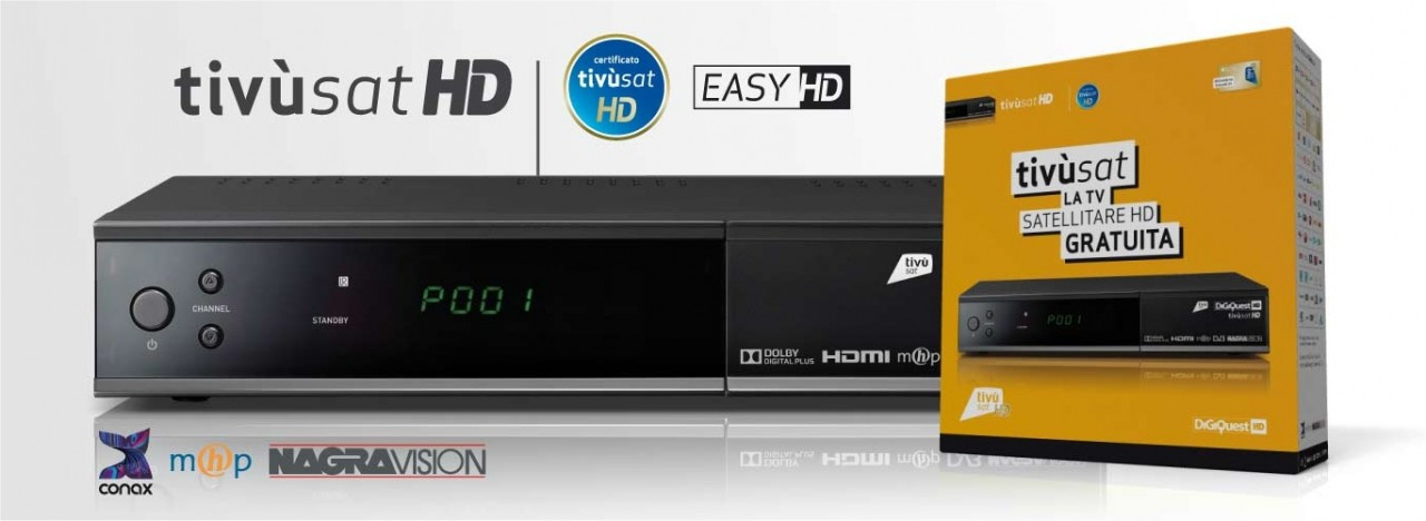Tivusat Digiquest Official Italian Receiver and Card