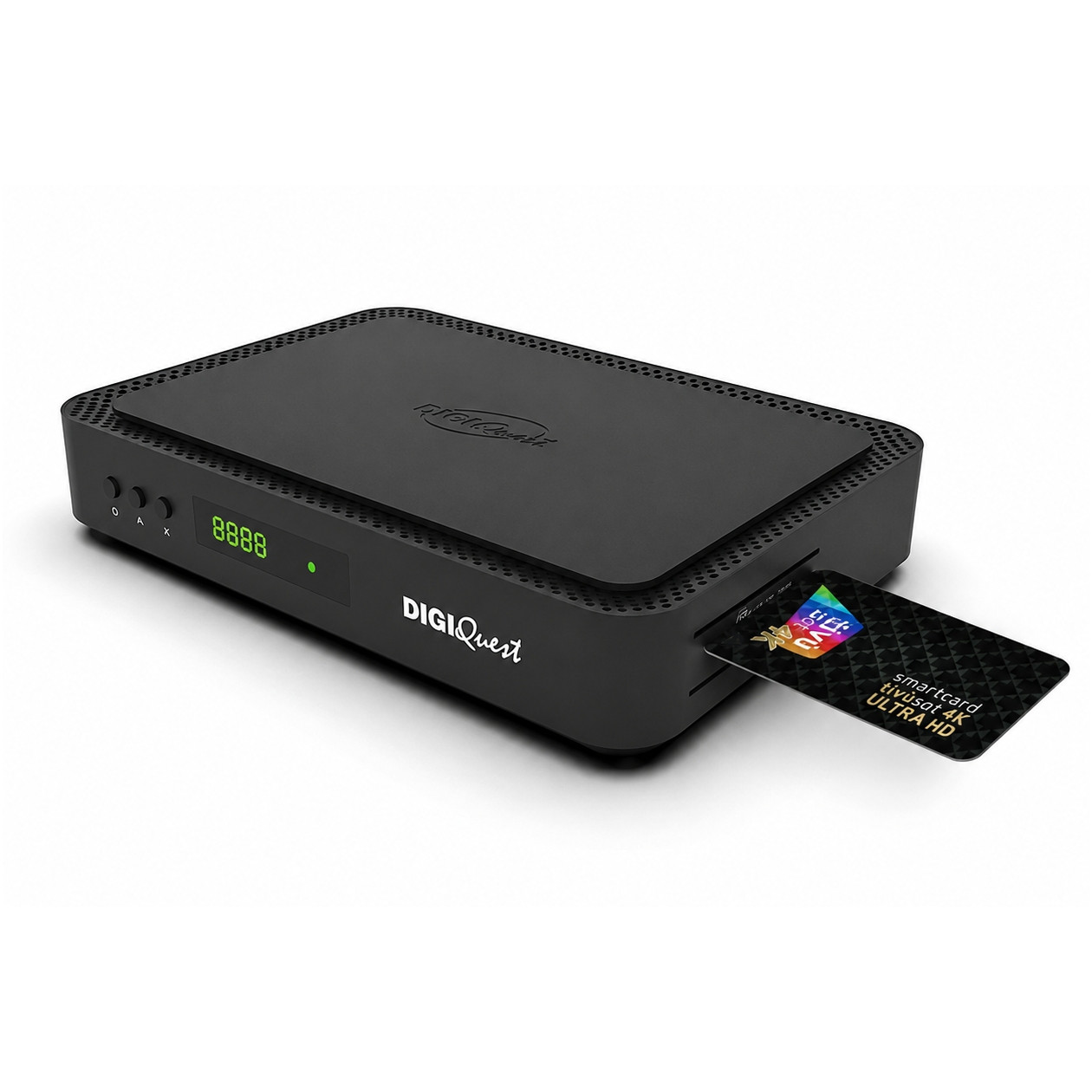 Tivusat Digiquest Q99 Official 4K UHD Italian Receiver and Card