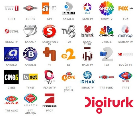 Digiturk Standard Package Turkish TV Box and Subscription 12 Months