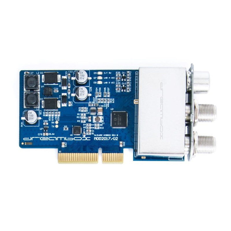 Dreambox Triple Hybrid Tuner 2xDVB-S2X and 1xDVB-C/T2 Tuner Inputs