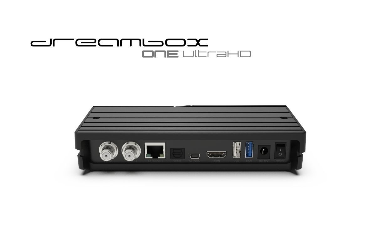 Dreambox One Ultra HD 4K 2xDVB-S2X M/S Tuner Dual Wifi E2 Linux H.265 2160p