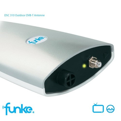 Funke DSC310 Digital TV External Aerial DVB-T/T2 VHF UHF (4G LTE)