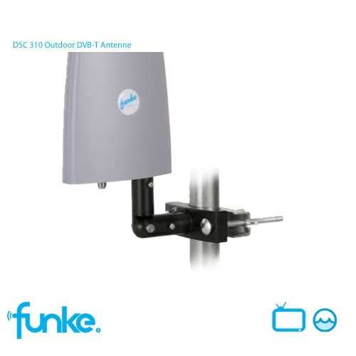 Funke DSC310 Digital TV External Aerial DVB-T/T2 VHF UHF (4G LTE)