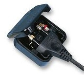 Euro to UK Convertor Plug (Black)