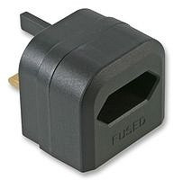 Euro Charger to UK Adaptor (Black)