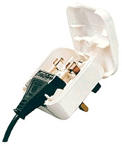 Euro to UK Convertor Plug (White)