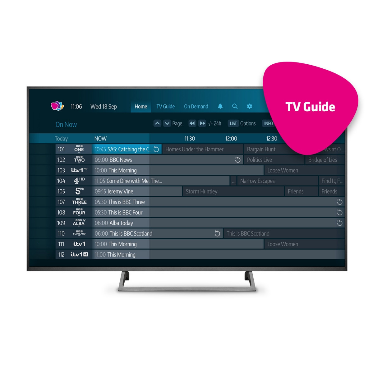 FREESAT UHD-X Smart 4K Ultra HD Set Top Box (non-record) Grade-A