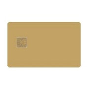 Gold Wafer Card