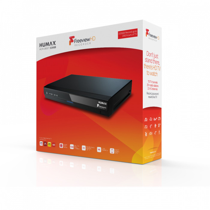 Humax HDR-1800T 320GB Freeview HD Recorder