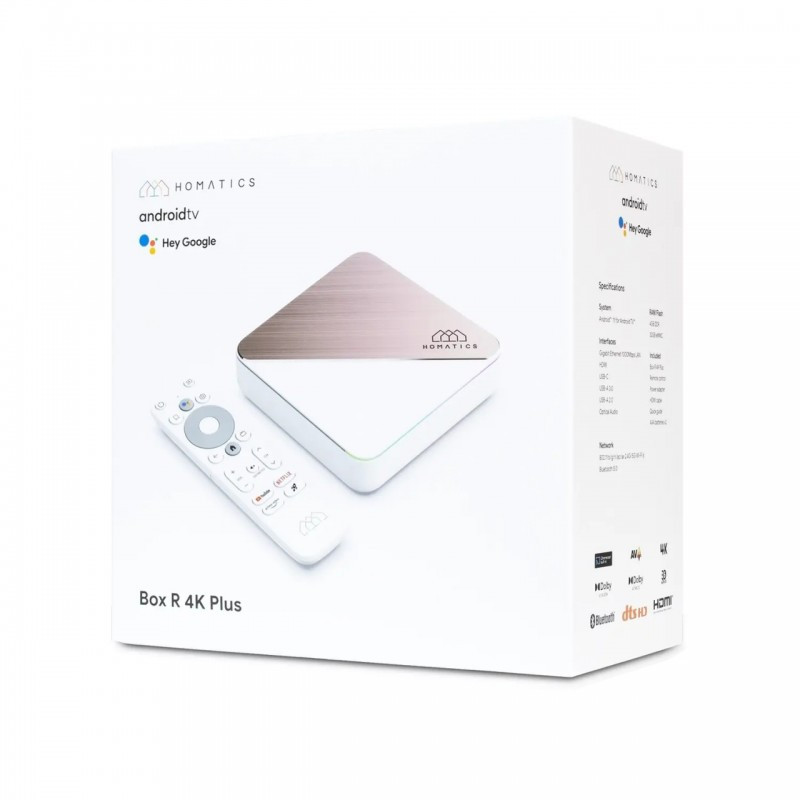 Homatics Box R Plus 4K UHD Android TV Set Top Box