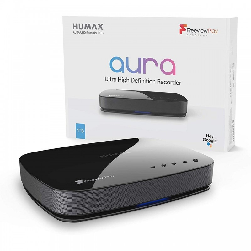 Humax Aura 4K Android TV Recorder with Freeview Play 2TB