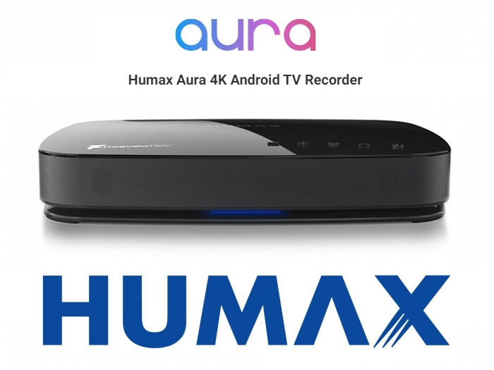 Humax Aura 4K Android TV Recorder with Freeview Play 2TB