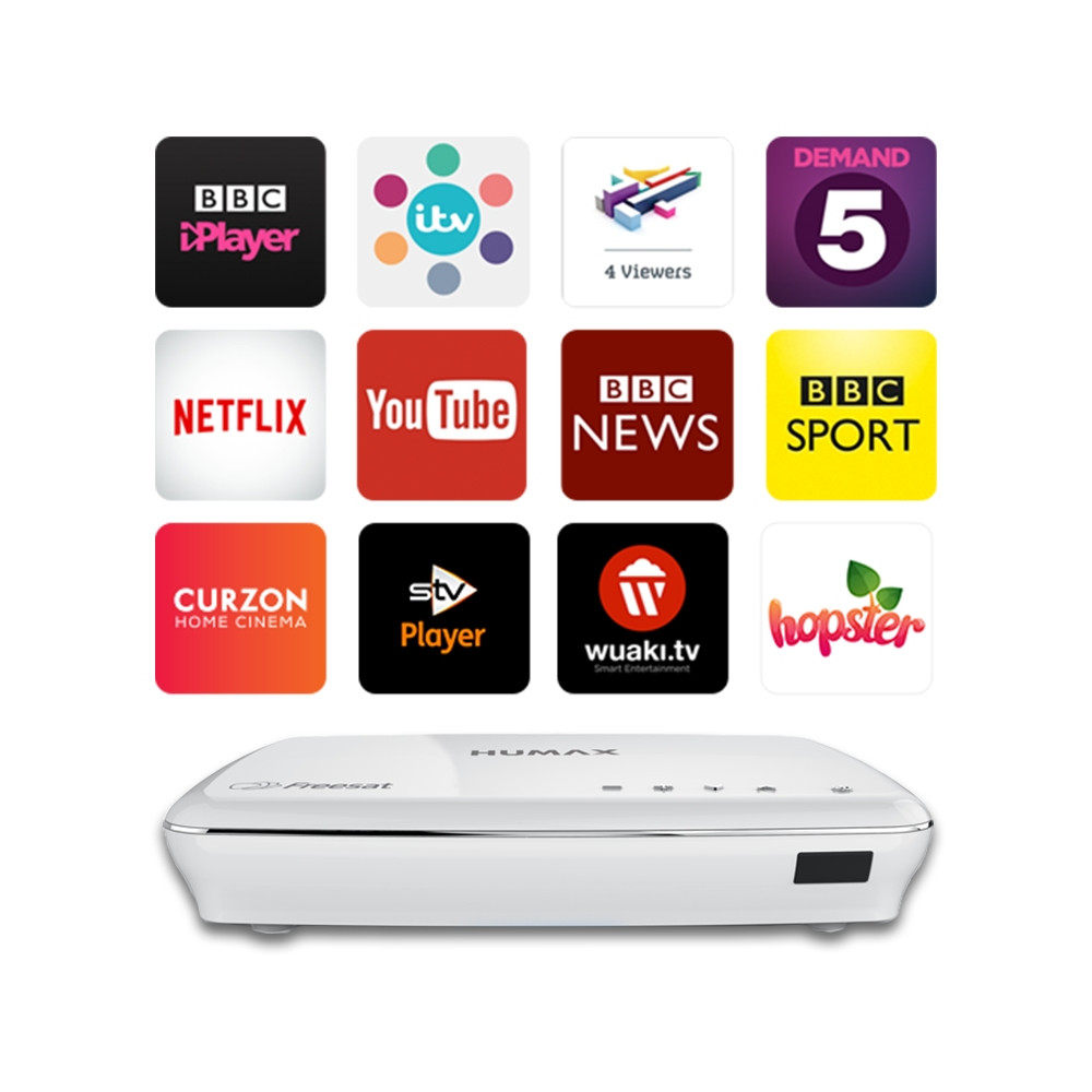 Humax HDR-1100S 2TB Smart Freesat HD Digital TV Recorder White