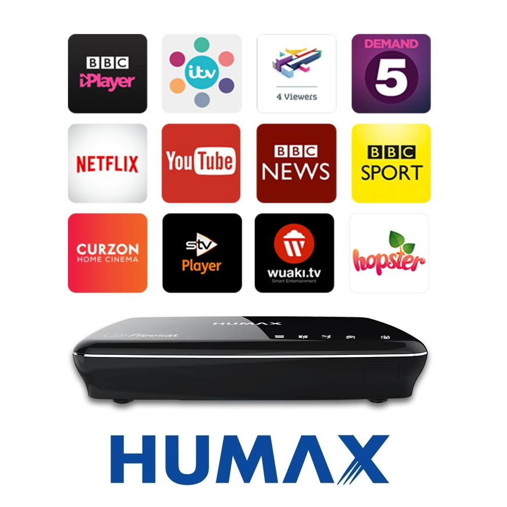 Humax HDR-1100S 500GB Freesat HD Digital TV Recorder Black