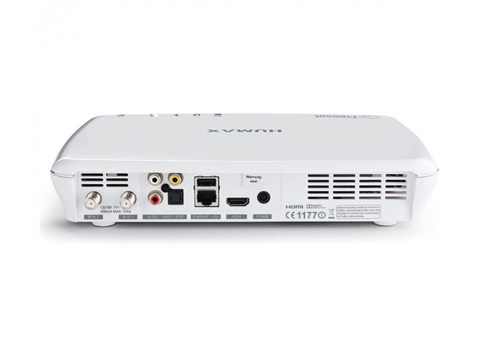 Humax HDR-1100S 2TB Smart Freesat HD Digital TV Recorder White
