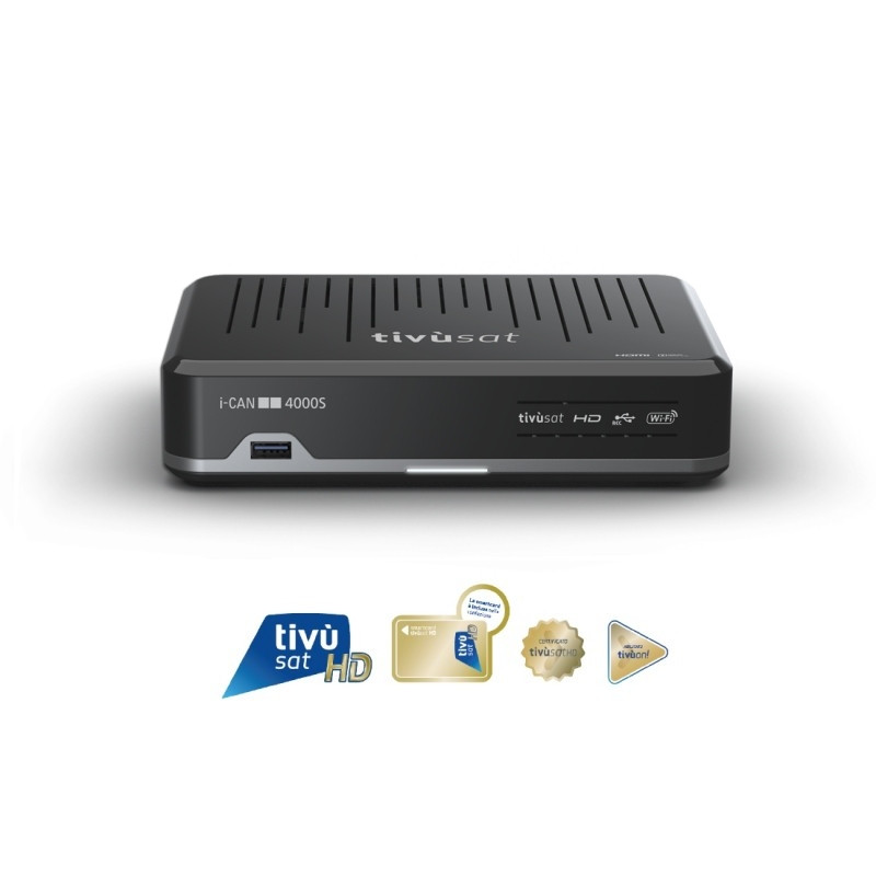 Tivusat i-CAN 4000S Official HD Italian Receiver and Card