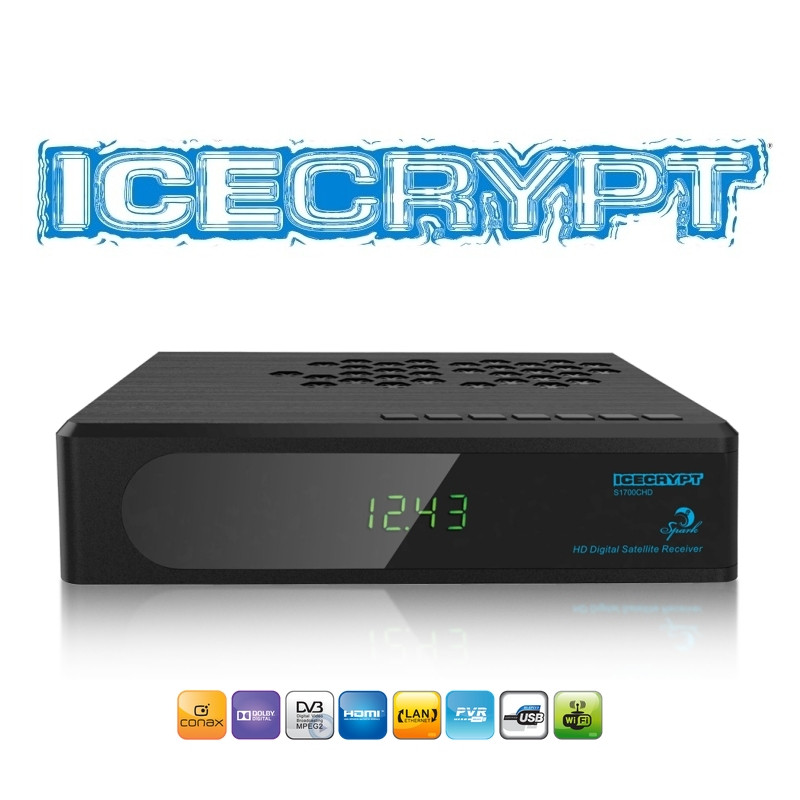 Icecrypt S1700CHD Dual Boot HD Digital Satellite Receiver PVR Ready