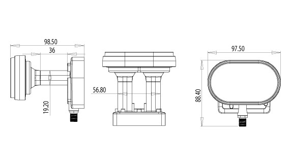 Inverto Black Pro 0.2dB 3 Degree Monoblock LNB