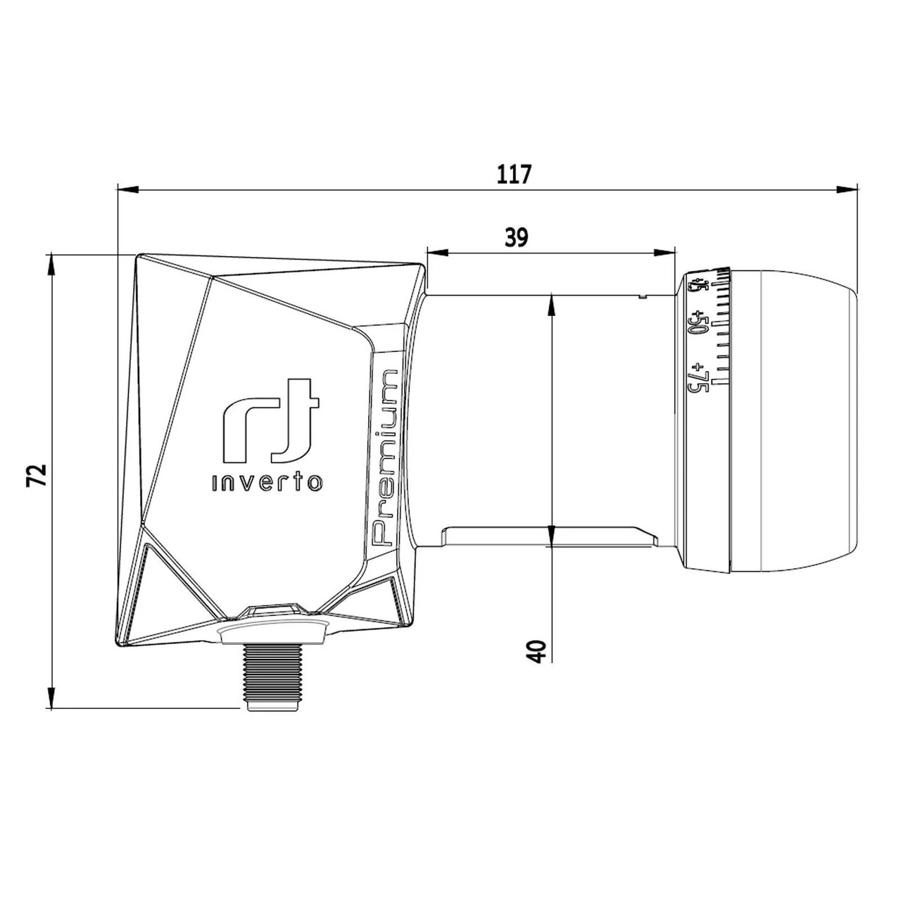 Inverto Premium Single Output Universal LNB SNL413