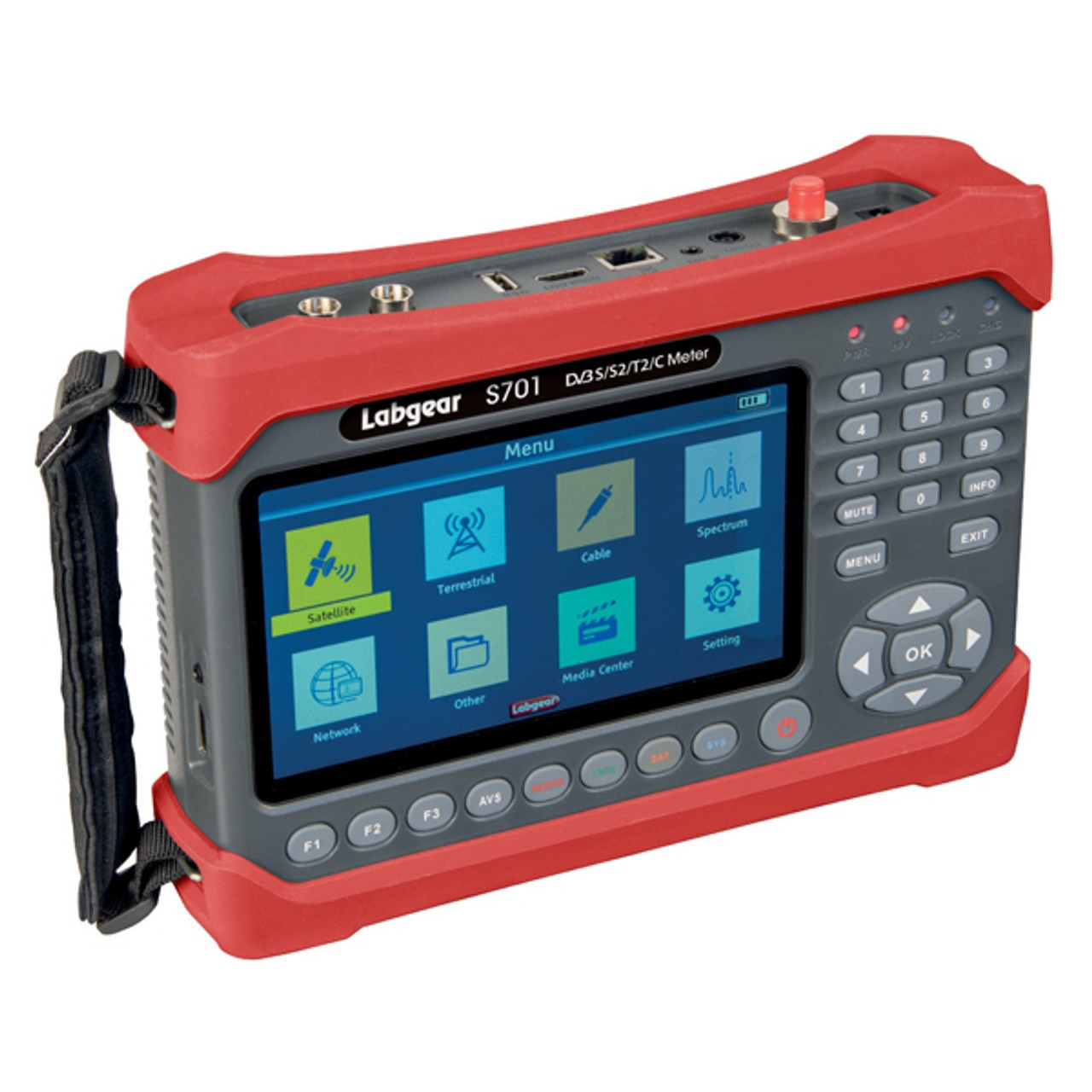 Labgear S701 Multi-Platform Signal Meter DVB-S2/T2/C Sky Q™ Compatible
