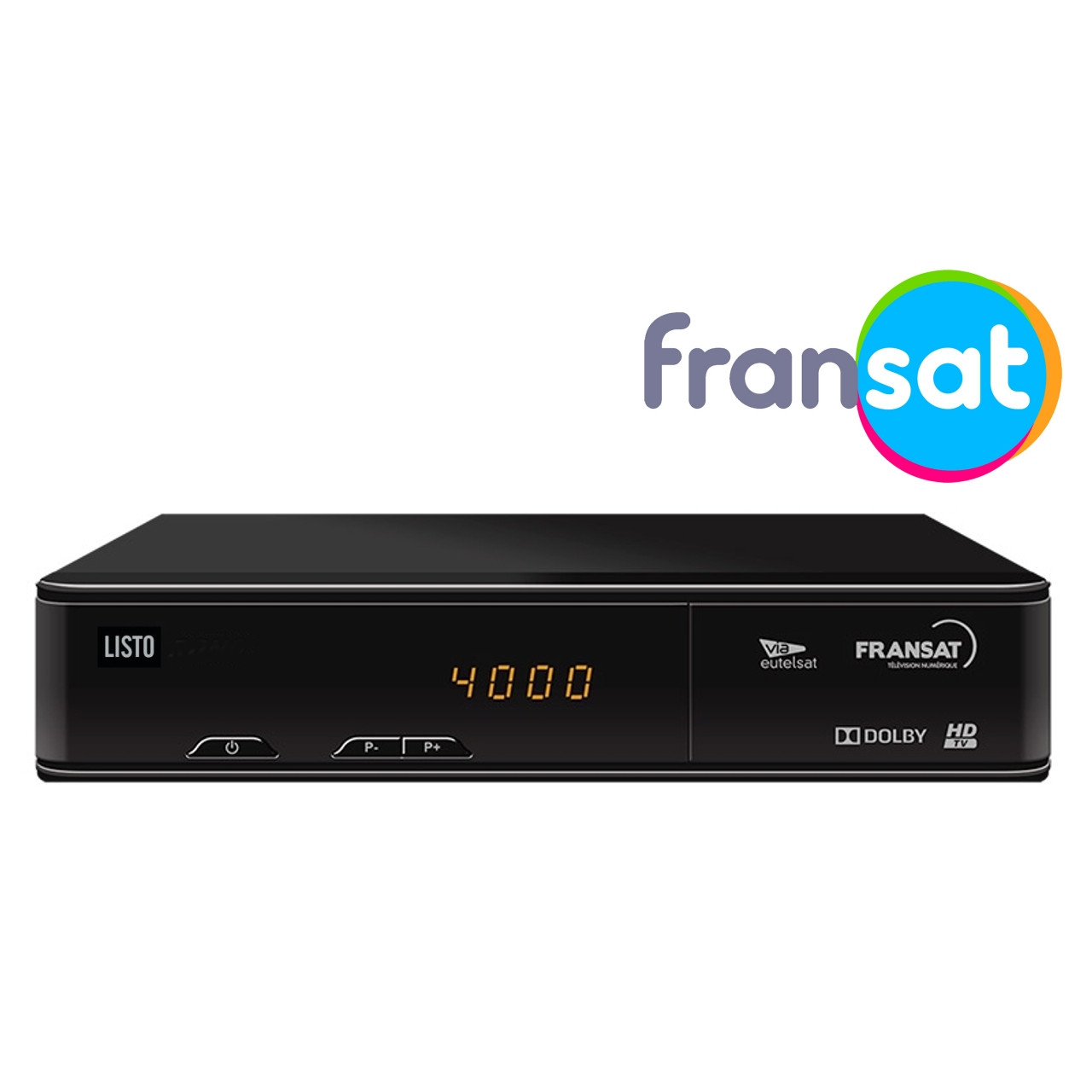 Fransat HD Listo F-155 Official French Digital TV Receiver and Card by Strong