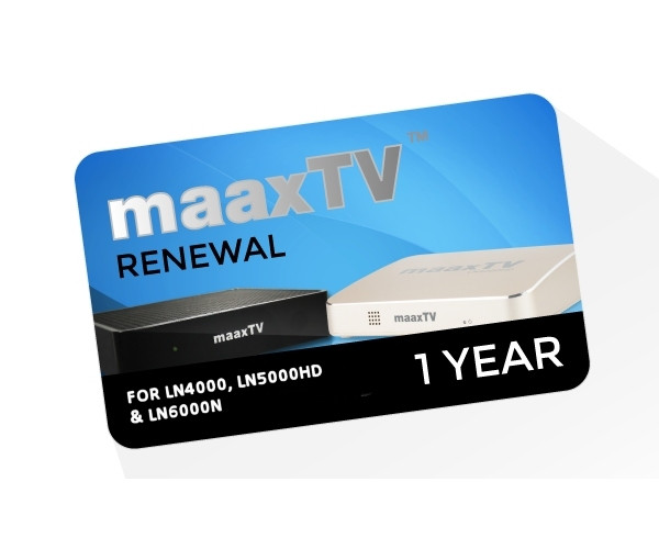 Maax TV Arabic Service Renewal 1 Year