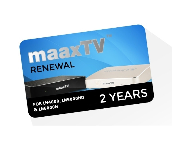 Maax TV Arabic Service Renewal 2 Year
