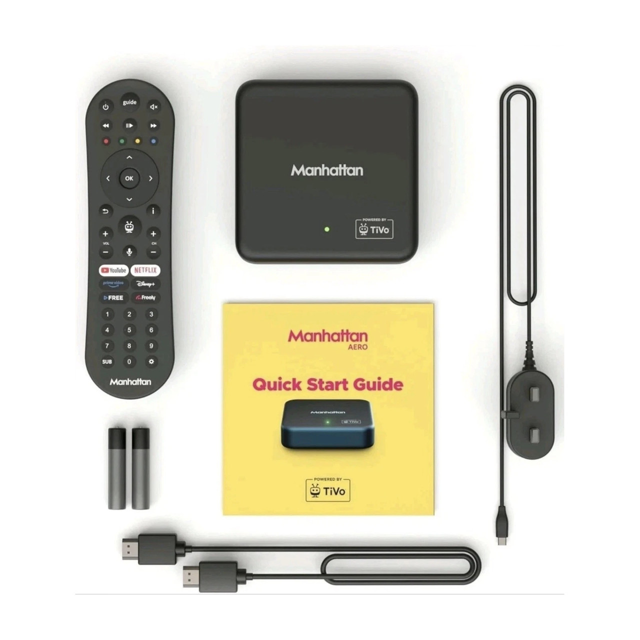 Manhattan Aero 4K TV Streamer with Freely