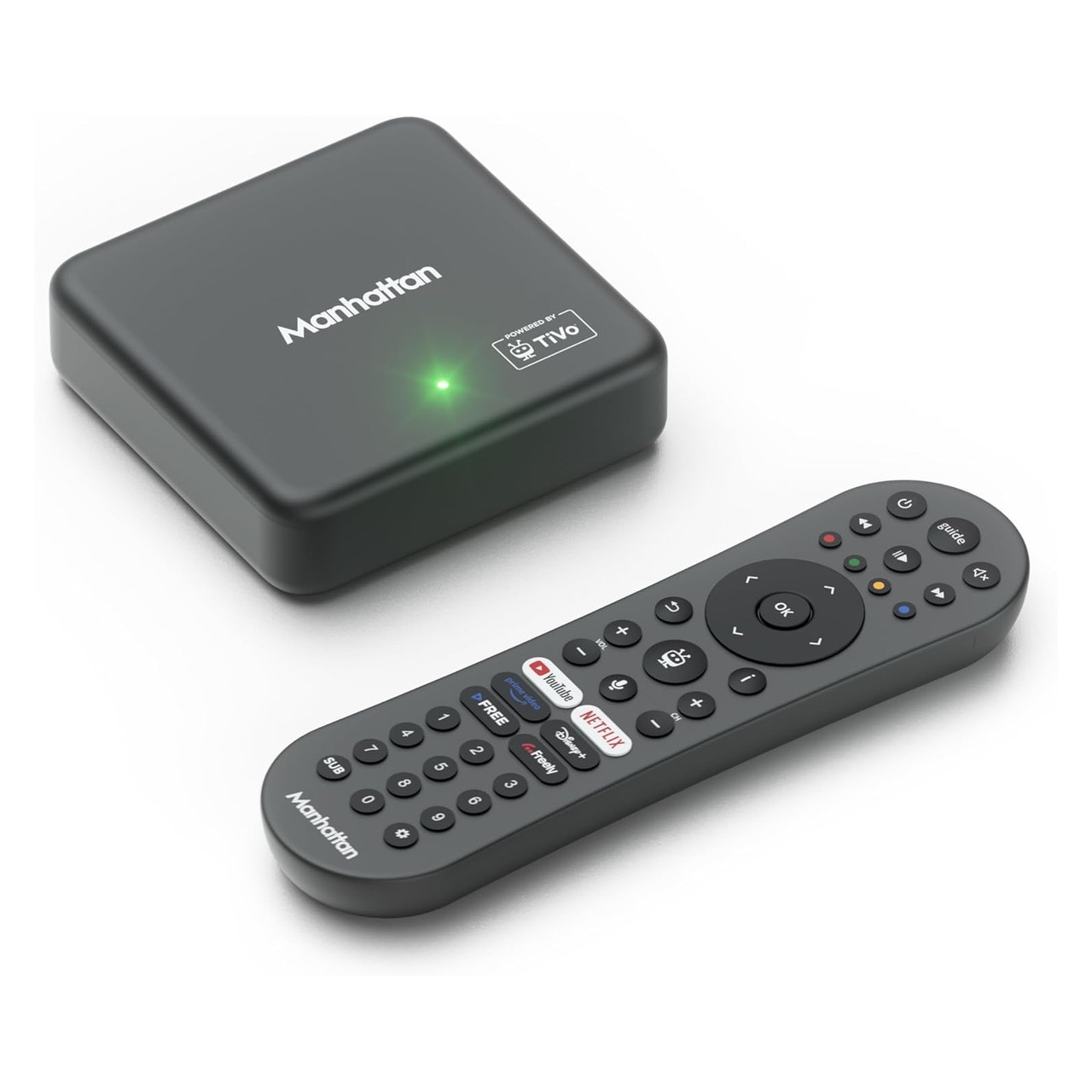 Manhattan Aero 4K TV Streamer with Freely