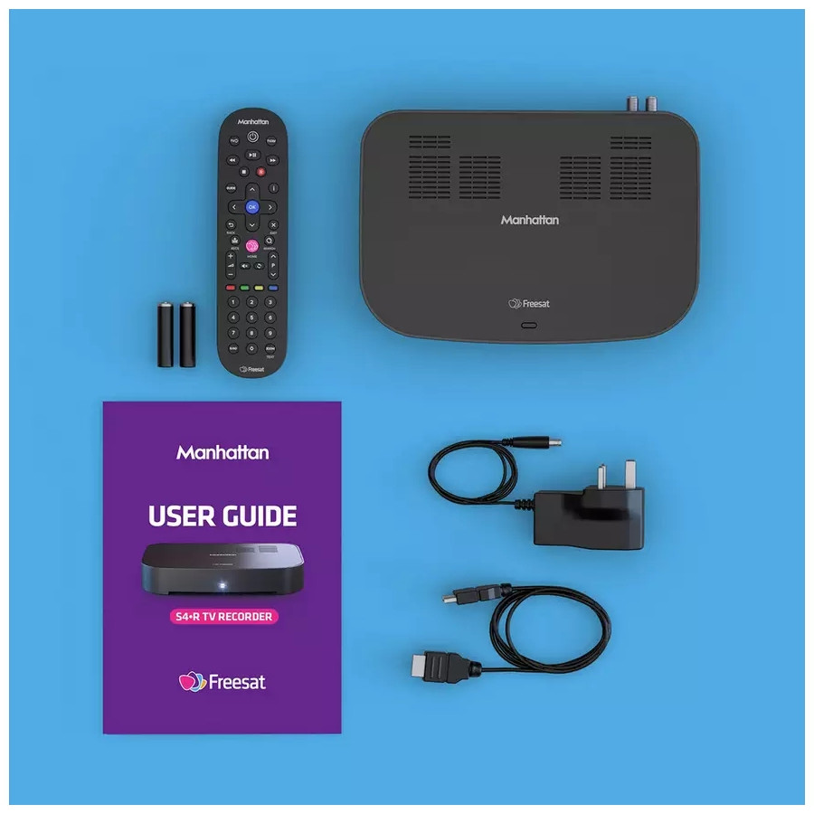 Manhattan S4-R Freesat 4K TV Recorder 500GB