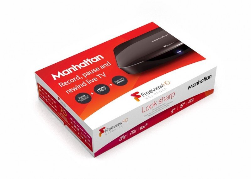 Manhattan T2-R Freeview HD Recorder 500GB