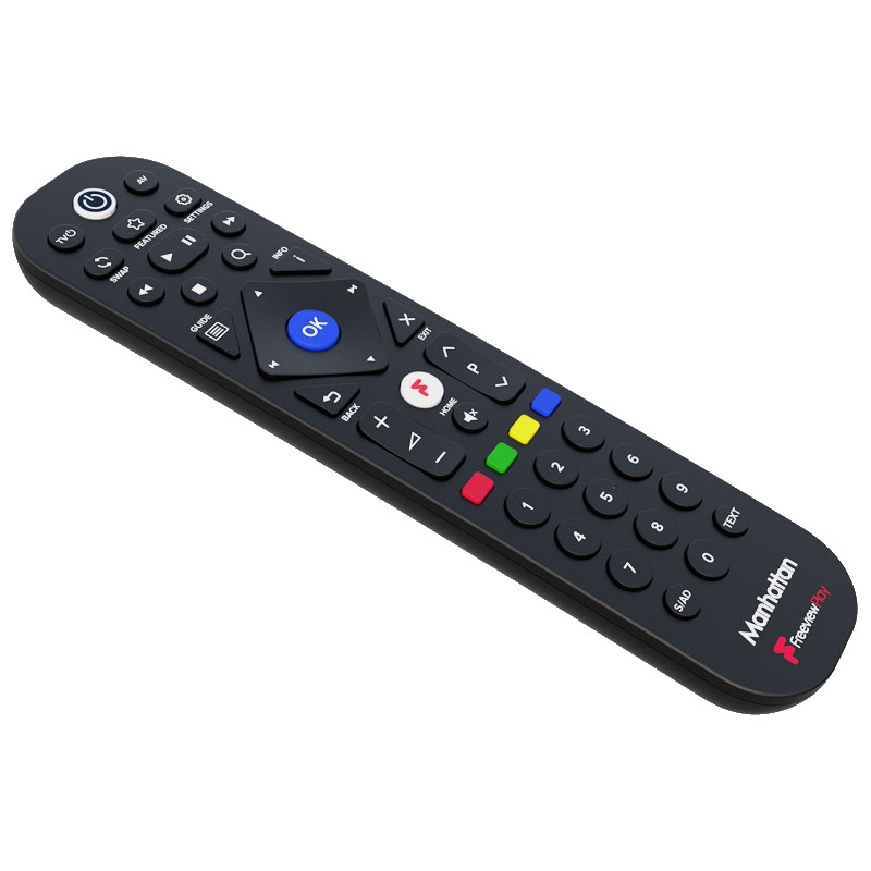 Manhattan T3 Freeview Play 4K Smart Box Original Replacement Remote