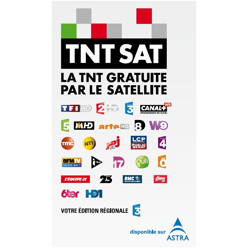 TNTSAT HD Philips DSR3231T Official French Digital TV Receiver and Card