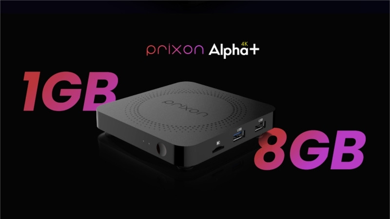 Prixon Alpha Plus 4K Android Set Top Box