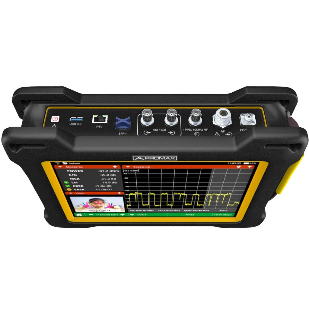 Promax ATLAS NG DVB and ATSC3.0 Universal Broadcast Analyzer