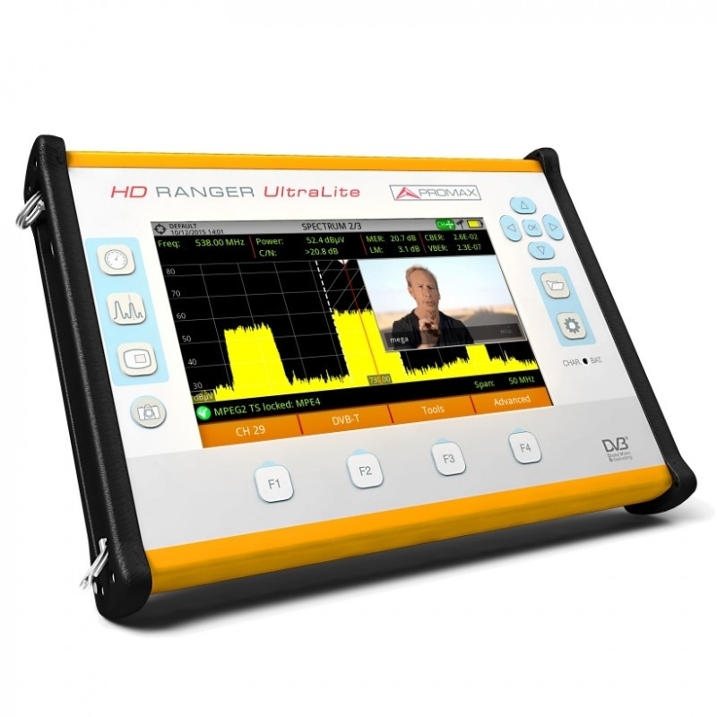 Promax HD Ranger UltraLite Tablet Sized Field Strength Meter